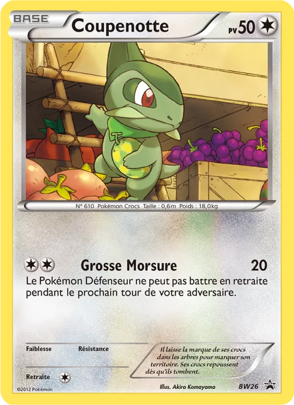 Coupenotte (Promo BW #BW26/101)