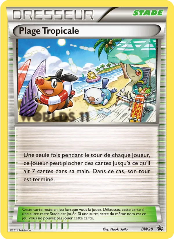 Plage Tropicale (Promo BW #BW28/101)