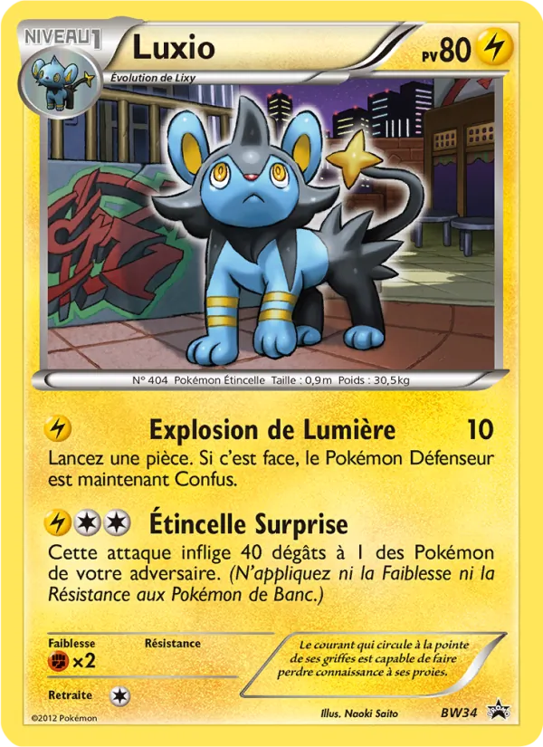 Luxio (Promo BW #BW34/101)