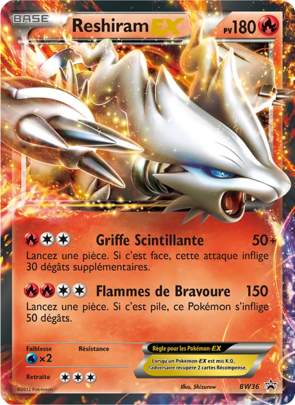 Reshiram ex (Promo BW #BW36/101)