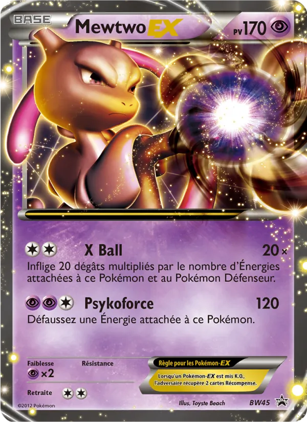 Mewtwo ex (Promo BW #BW45/101)