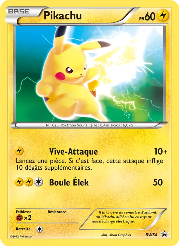 Pikachu (BW Black Star Promos #BW54/101)