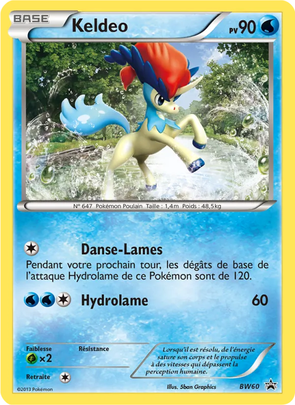Keldeo (BW Black Star Promos #BW60/101)