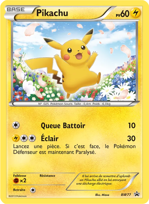 Pikachu (BW Black Star Promos #BW77/101)