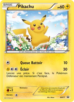 Pikachu (Promo BW #BW77/101)