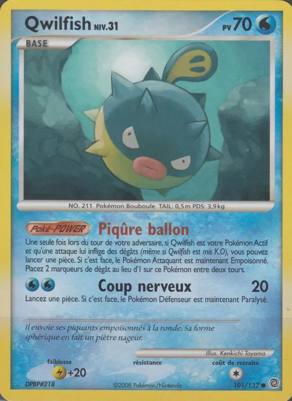 Qwilfish (Secret Wonders #101/132)