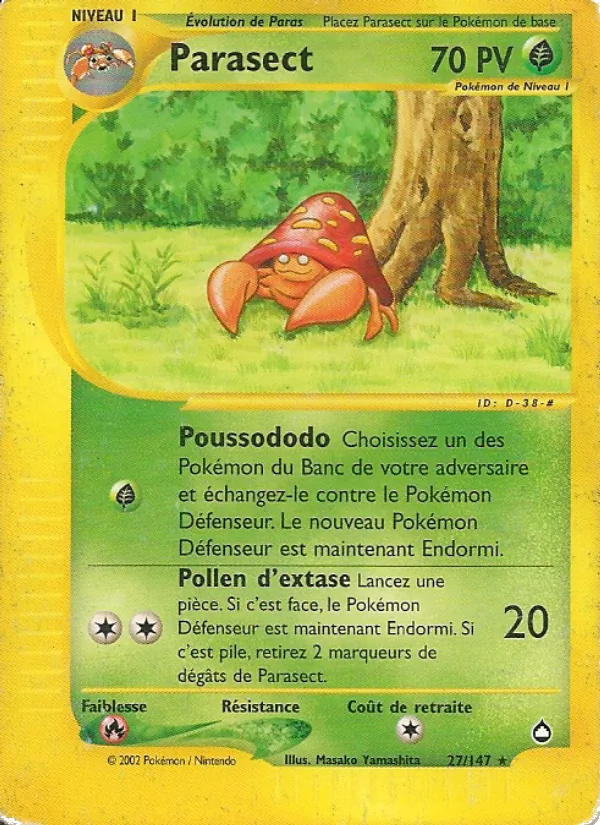 Parasect (Aquapolis #27/147)