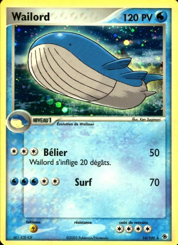 Wailord (EX Rubis & Saphir #14/109)