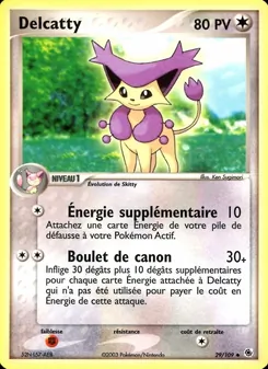 Delcatty (EX Rubis & Saphir #29/109)