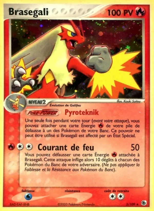 Braségali (EX Rubis & Saphir #3/109)