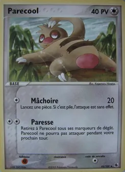 Parecool (EX Rubis & Saphir #45/109)