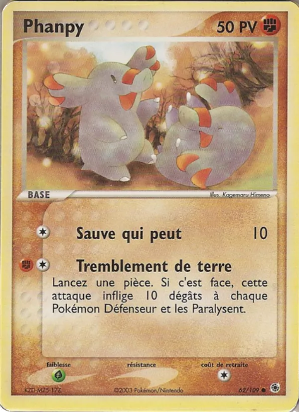 Phanpy (EX Rubis & Saphir #62/109)
