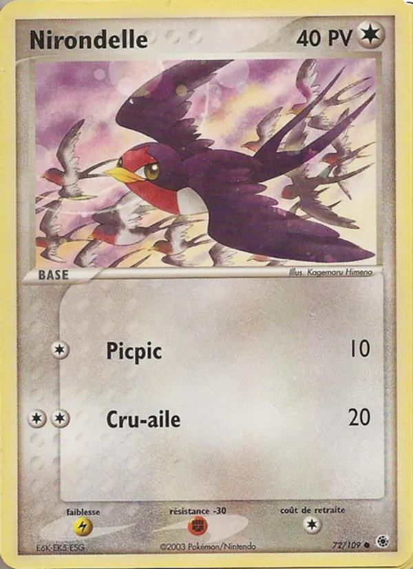 Nirondelle (EX Rubis & Saphir #72/109)