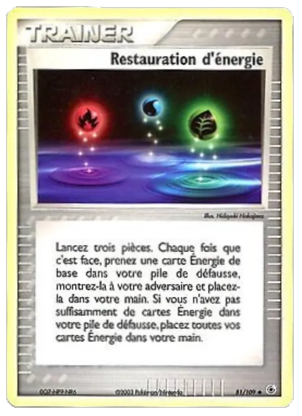 Restauration d'énergie (EX Rubis & Saphir #81/109)