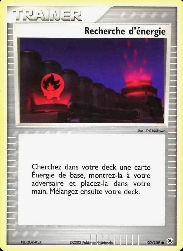 Recherche d'énergie (EX Rubis & Saphir #90/109)