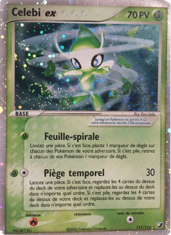 Celebi ex (EX Forces Cachées #117/115)