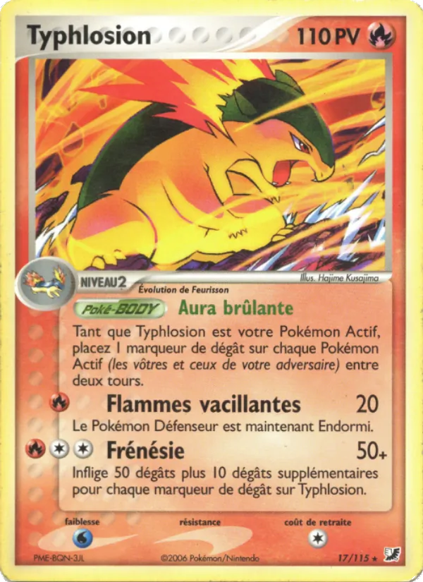 Typhlosion (EX Forces Cachées #17/115)