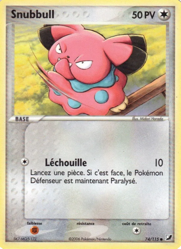 Snubbull (EX Forces Cachées #74/115)