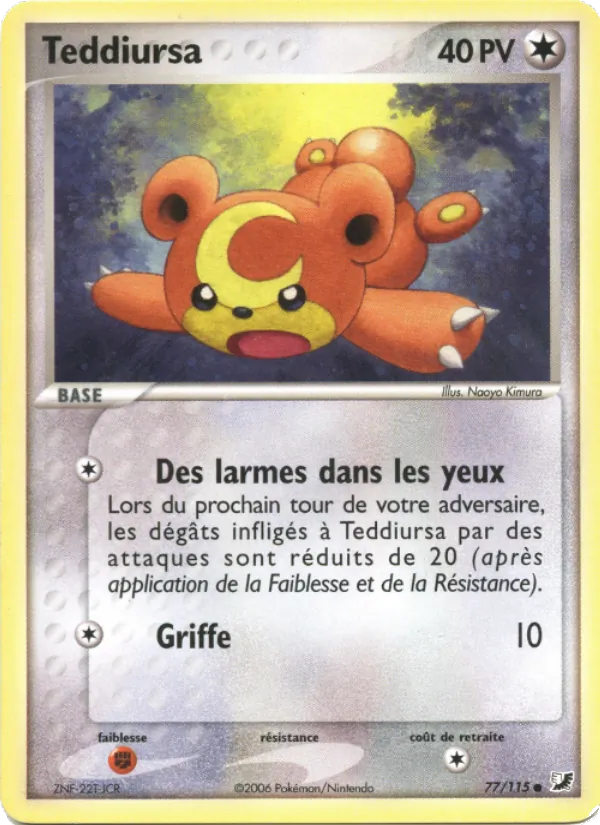 Teddiursa (EX Forces Cachées #77/115)