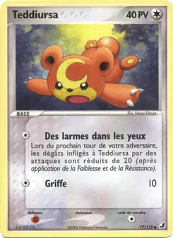 Teddiursa (EX Forces Cachées #77/115)