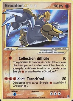 Groudon ☆ (EX Espèces Delta #111/113)