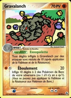 Gravalanch (EX Créateurs de légendes #34/92)