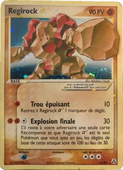 Regirock ☆ (EX Créateurs de légendes #91/92)