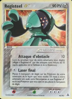 Registeel ☆ (EX Créateurs de légendes #92/92)