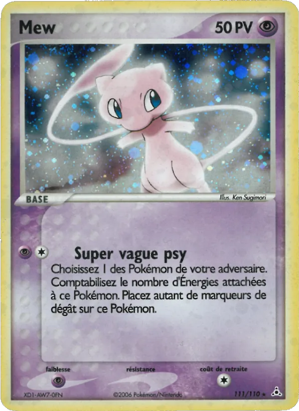 Mew (EX Fantômes Holon #111/110)