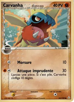 Carvanha δ (EX Fantômes Holon #61/110)