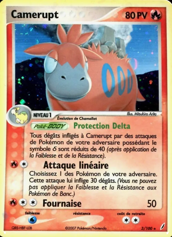 Camérupt (EX Gardiens de Cristal #3/100)