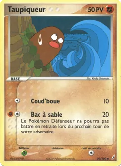 Taupiqueur (EX Gardiens de Cristal #50/100)