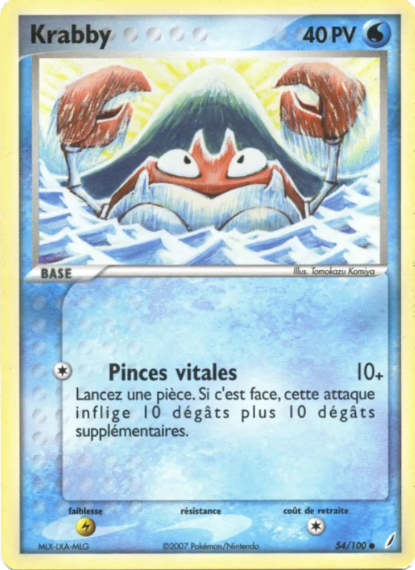 Krabby (EX Gardiens de Cristal #54/100)