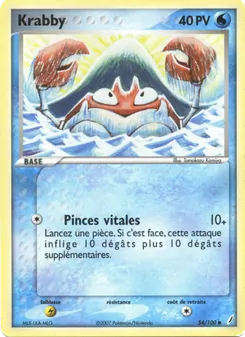Krabby (EX Gardiens de Cristal #54/100)