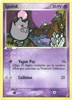 Spoink (EX Gardiens de Cristal #62/100)