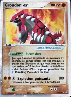 Groudon ex (EX Gardiens de Cristal #93/100)