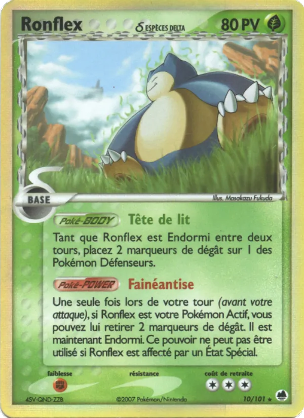 Ronflex δ (EX Île des Dragons #10/101)