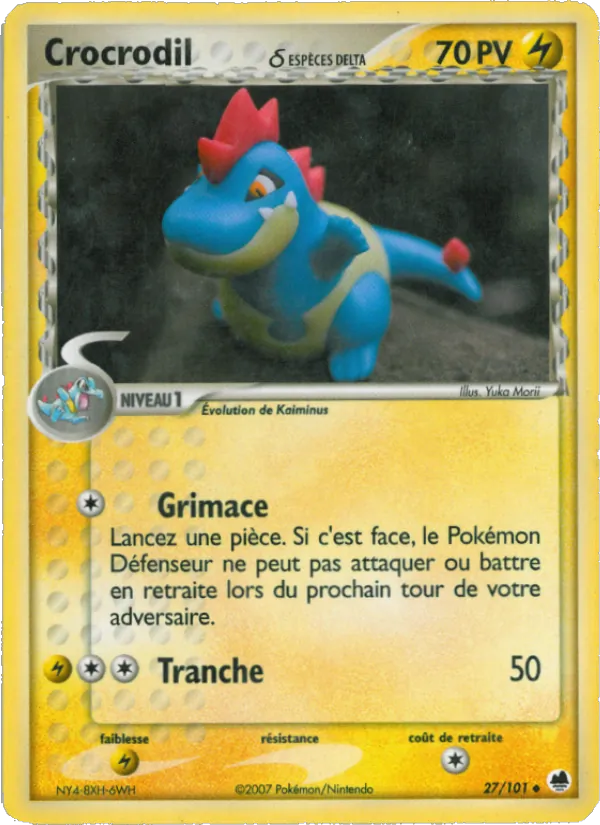 Crocrodil δ (EX Île des Dragons #27/101)