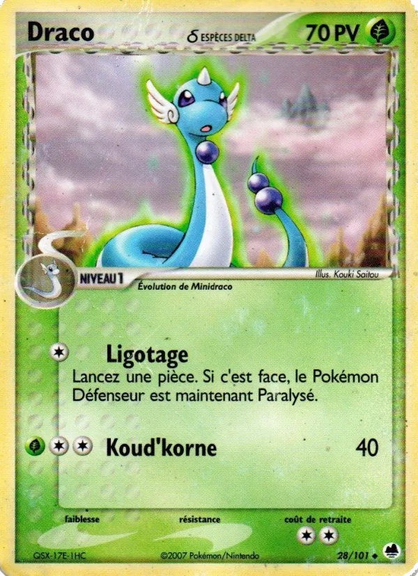 Draco δ (EX Île des Dragons #28/101)