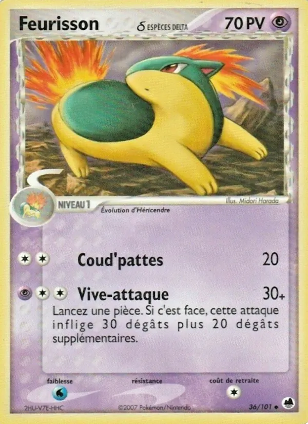 Feurisson δ (EX Île des Dragons #36/101)