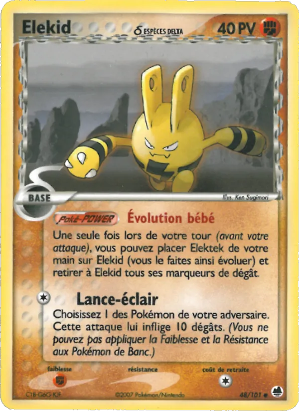 Elekid δ (EX Île des Dragons #48/101)