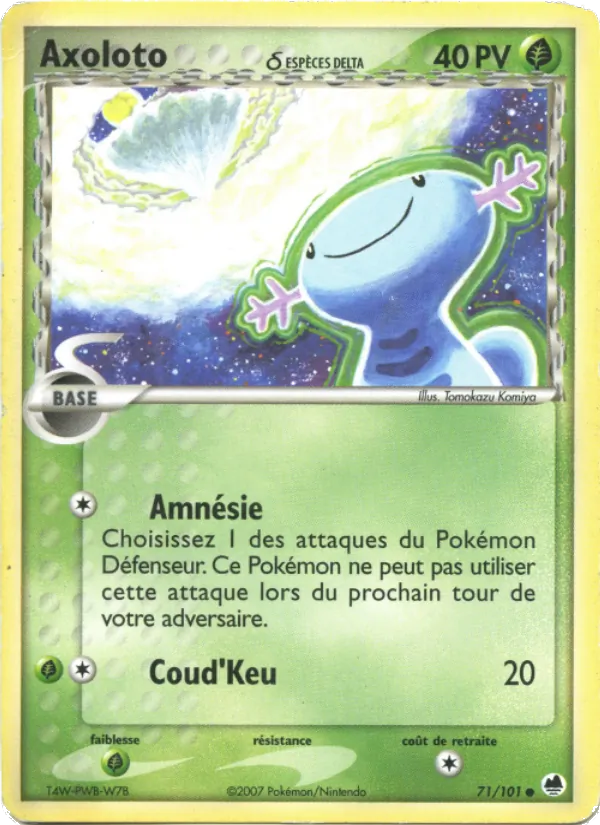 Axoloto δ (EX Île des Dragons #71/101)