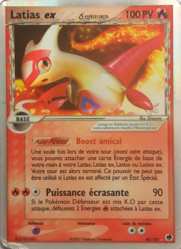 Latias ex δ (EX Île des Dragons #95/101)
