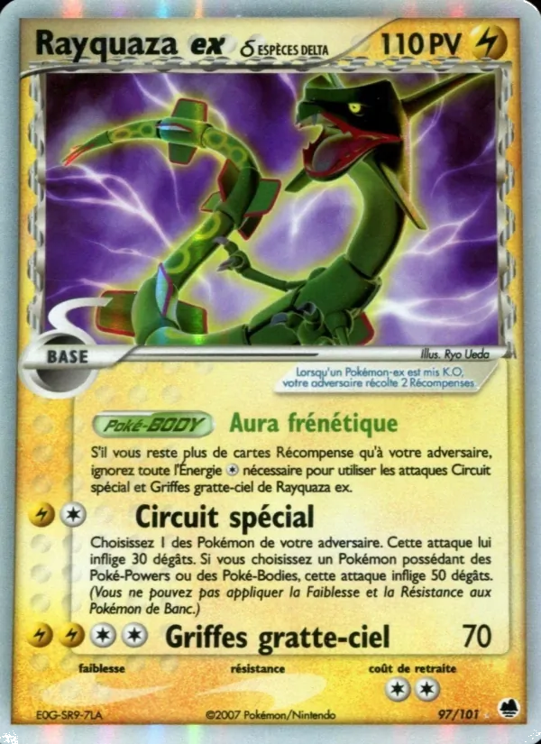Rayquaza ex δ (EX Île des Dragons #97/101)