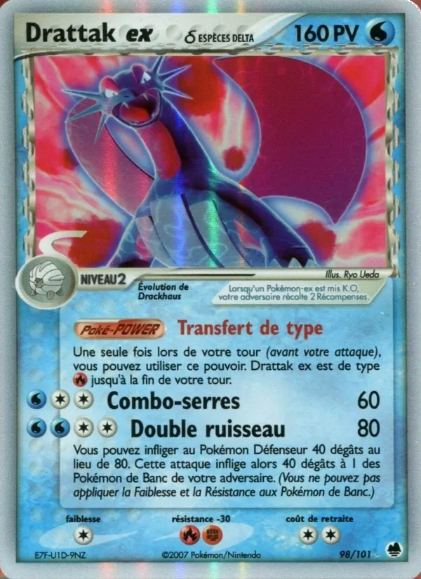 Drattak ex δ (EX Île des Dragons #98/101)