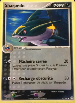Sharpedo (EX Gardiens du Pouvoir #38/108)