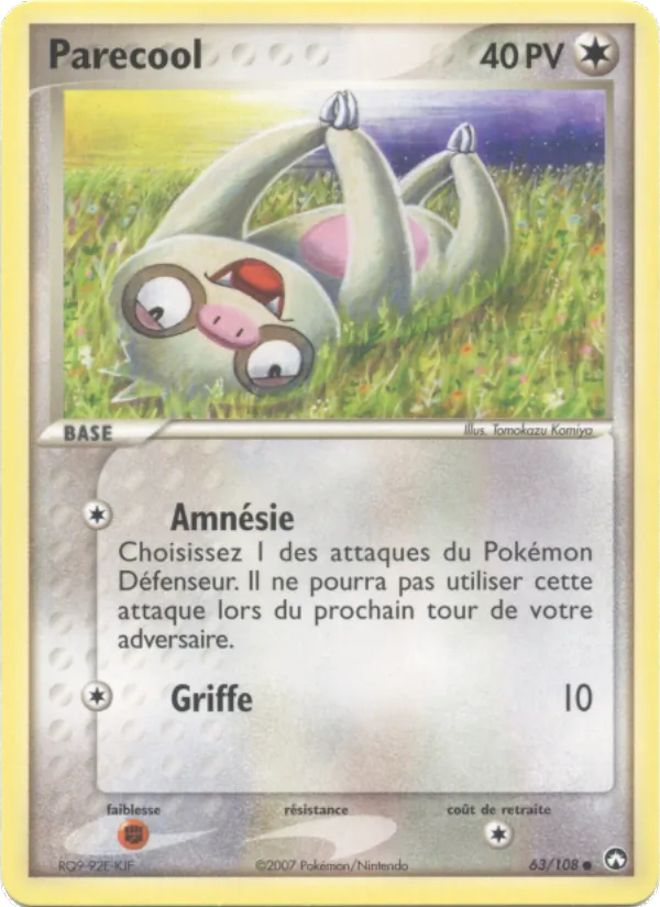 Parecool (EX Gardiens du Pouvoir #63/108)