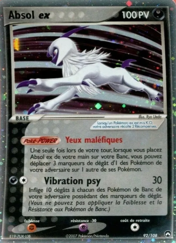 Absol ex (EX Gardiens du Pouvoir #92/108)