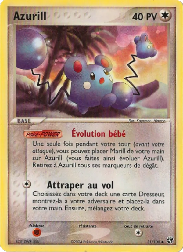 Azurill (EX Tempête de sable #31/100)