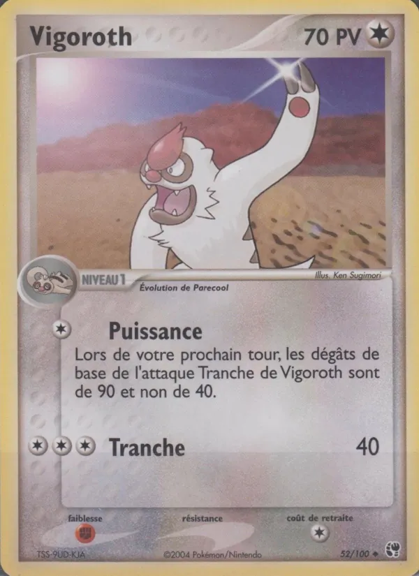 Vigoroth (EX Tempête de sable #52/100)